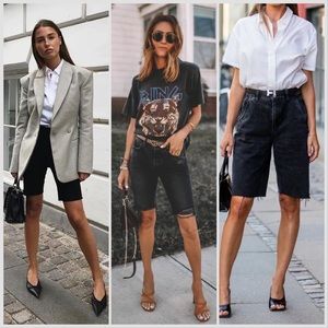 Vintage 80's Made in USA Levi’s 550 Cut Off Bermuda Length Shorts sz 30